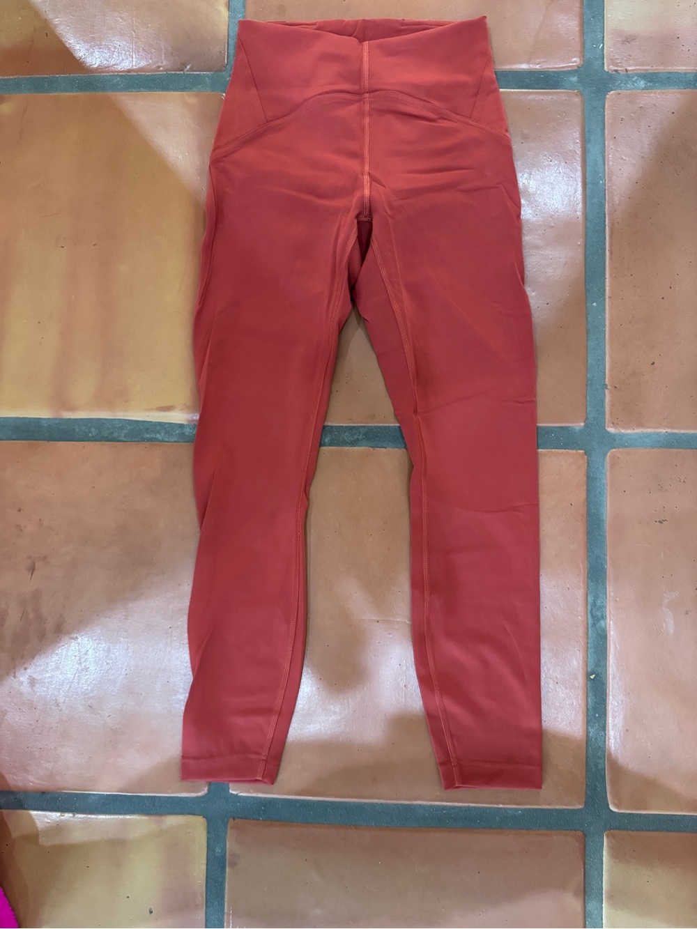 lululemon athletica High-Rise Rust Orange Leggings